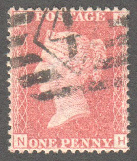 Great Britain Scott 33 Used Plate 95 - NH - Click Image to Close